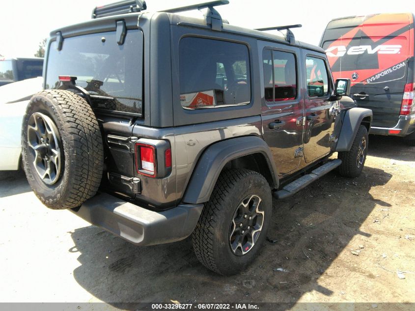 2021 JEEP WRANGLER UNLIMITED SPORT S 1C4HJXDG8MW702053