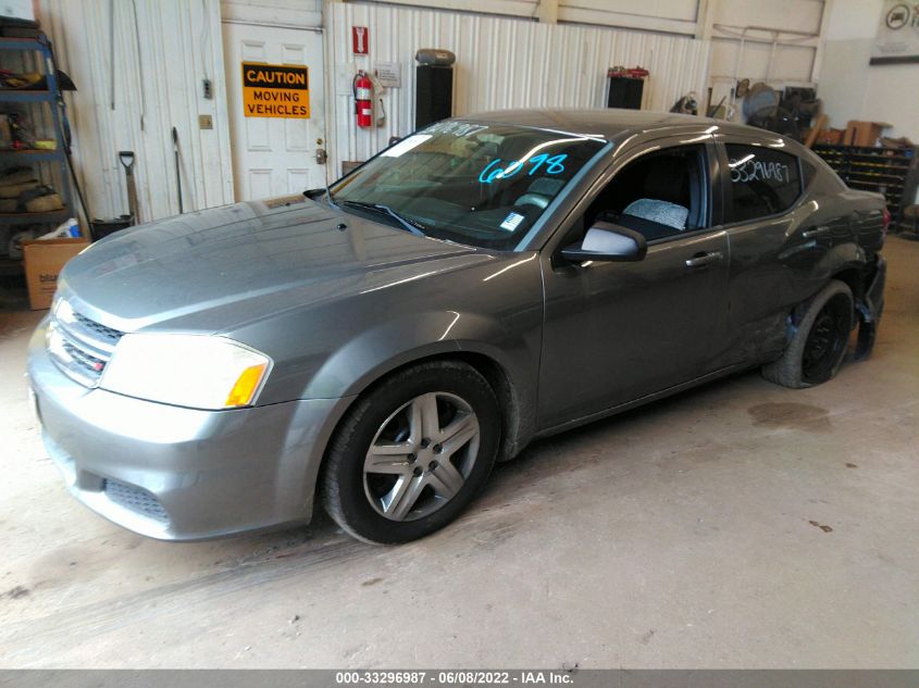2013 DODGE AVENGER SE 1C3CDZABXDN536098