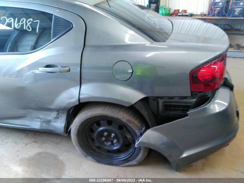2013 DODGE AVENGER SE 1C3CDZABXDN536098