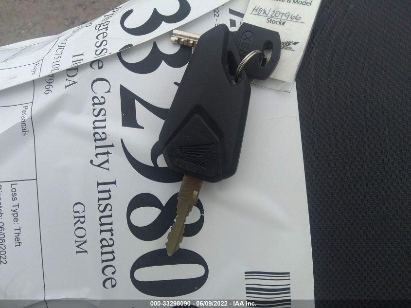 2020 HONDA GROM 125 MLHJC7510L5207966