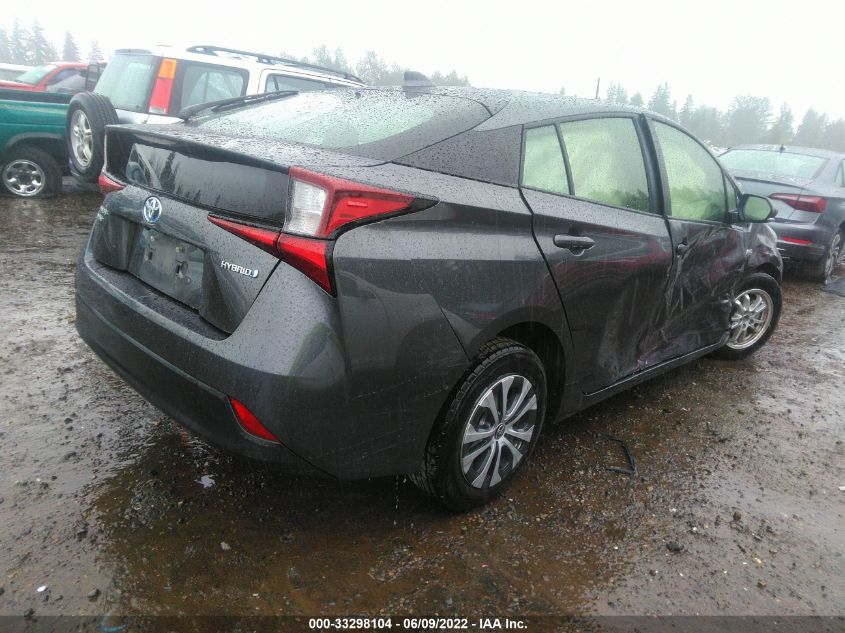 2021 TOYOTA PRIUS LE/XLE JTDL9MFU0M3024291