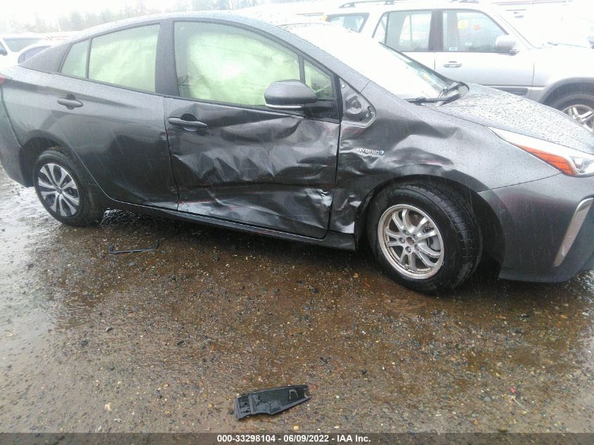 2021 TOYOTA PRIUS LE/XLE JTDL9MFU0M3024291