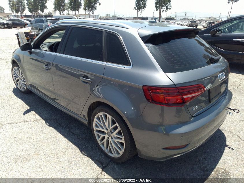 2018 AUDI A3 SPORTBACK E-TRON PREMIUM PLUS WAUTPBFFXJA058187