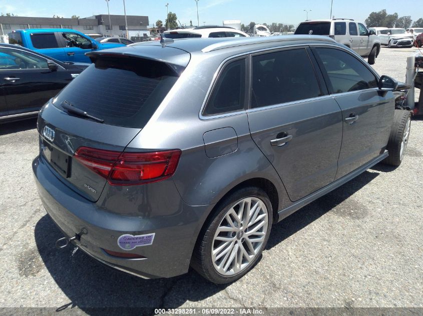2018 AUDI A3 SPORTBACK E-TRON PREMIUM PLUS WAUTPBFFXJA058187