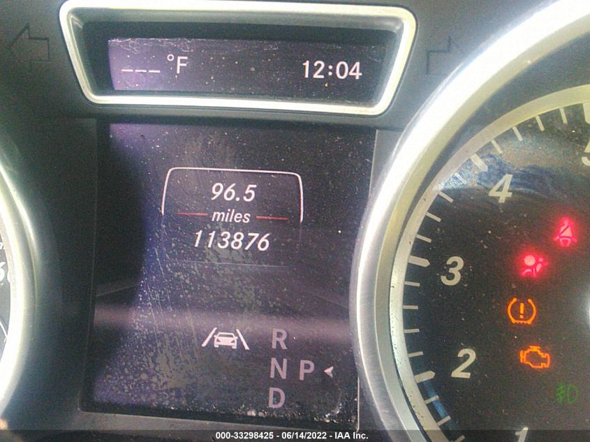 2013 MERCEDES-BENZ M-CLASS ML 350 4JGDA5HB9DA155644