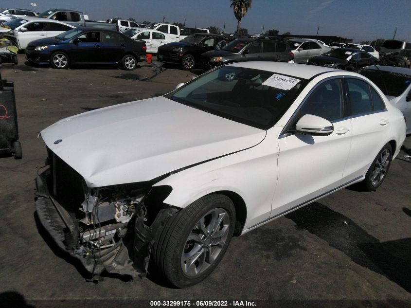 2016 MERCEDES-BENZ C-CLASS 300 55SWF4JB4GU155435
