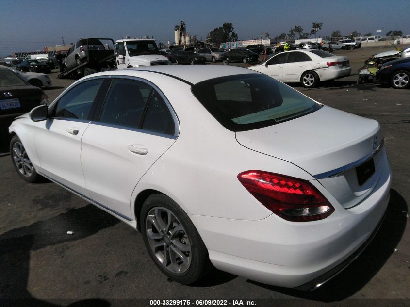 2016 MERCEDES-BENZ C-CLASS 300 55SWF4JB4GU155435