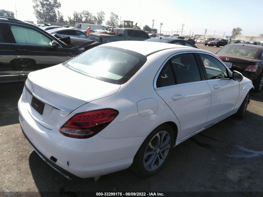 2016 MERCEDES-BENZ C-CLASS 300 55SWF4JB4GU155435