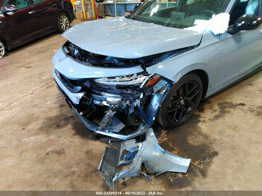 2022 HONDA CIVIC HATCHBACK SPORT 19XFL2H86NE008562