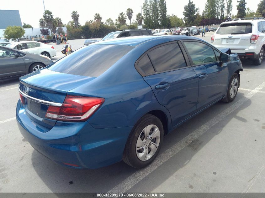 2013 HONDA CIVIC SDN LX 19XFB2F52DE257712