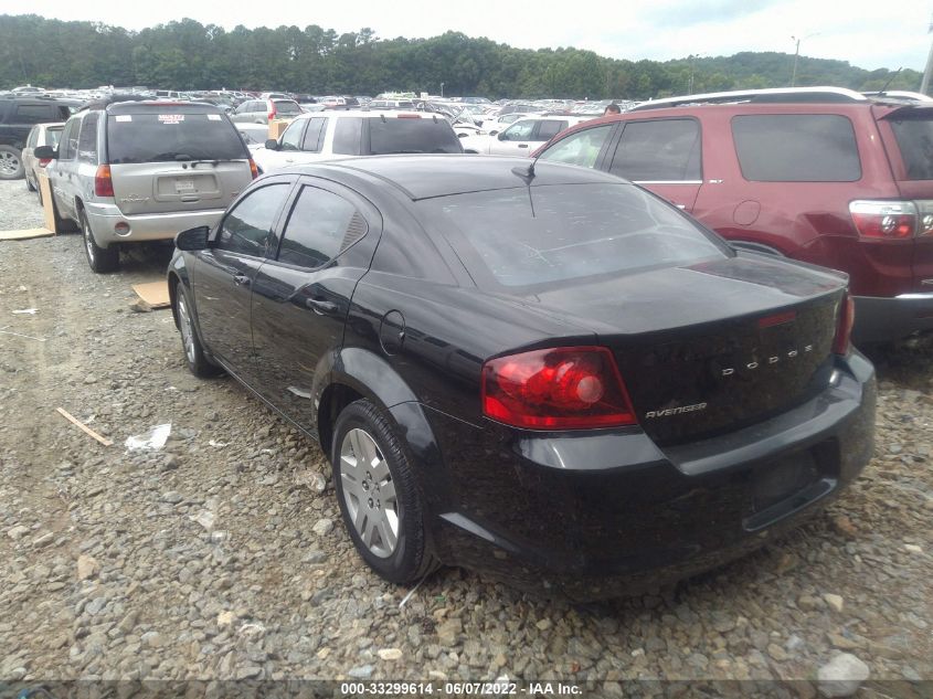 2013 DODGE AVENGER SE 1C3CDZAB9DN628772