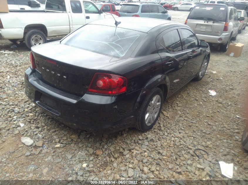 2013 DODGE AVENGER SE 1C3CDZAB9DN628772