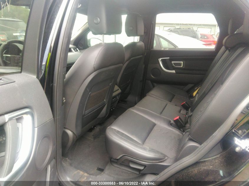 2019 LAND ROVER DISCOVERY SPORT SE SALCP2FX7KH829301