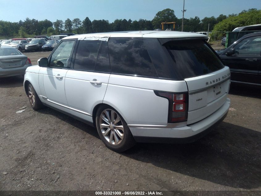 2014 LAND ROVER RANGE ROVER HSE SALGS2WF8EA167989