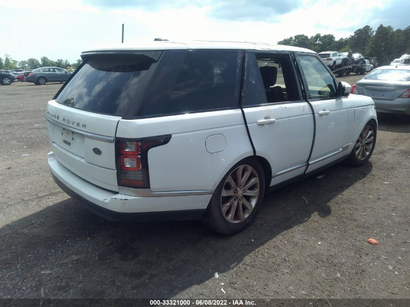 2014 LAND ROVER RANGE ROVER HSE SALGS2WF8EA167989