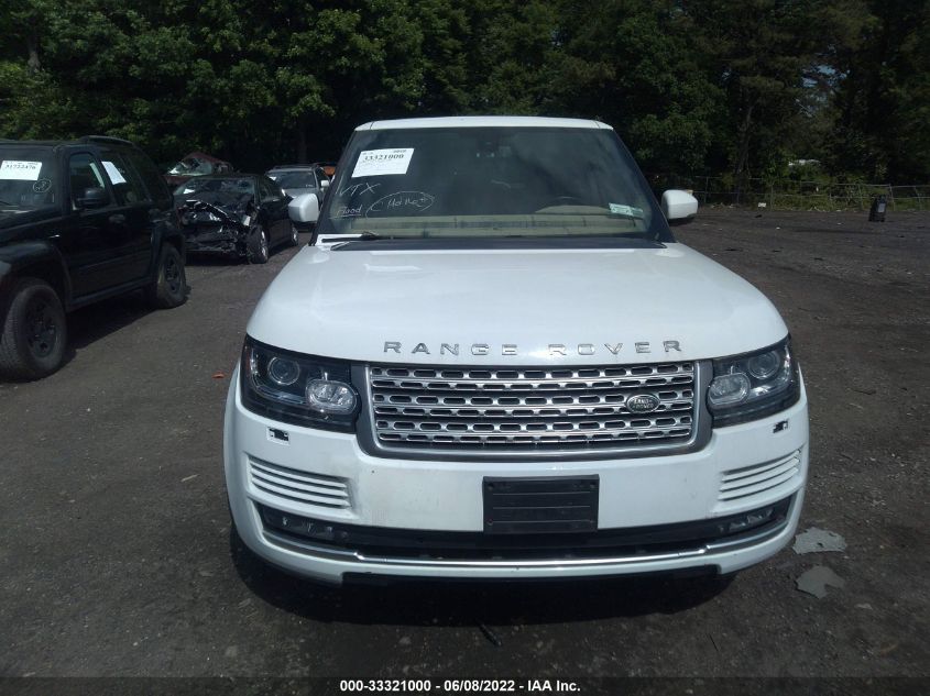 2014 LAND ROVER RANGE ROVER HSE SALGS2WF8EA167989