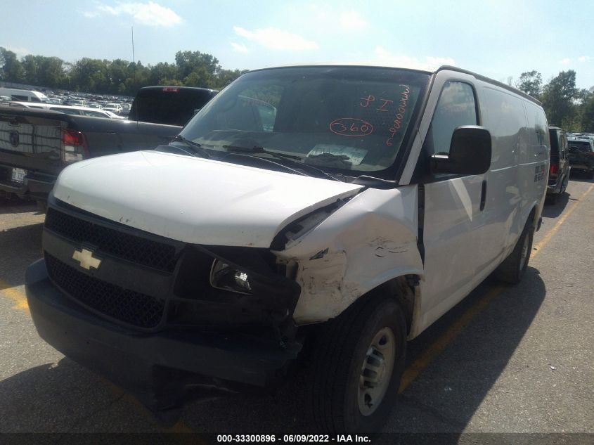 2013 CHEVROLET EXPRESS CARGO VAN 1GCZGTCG1D1109578