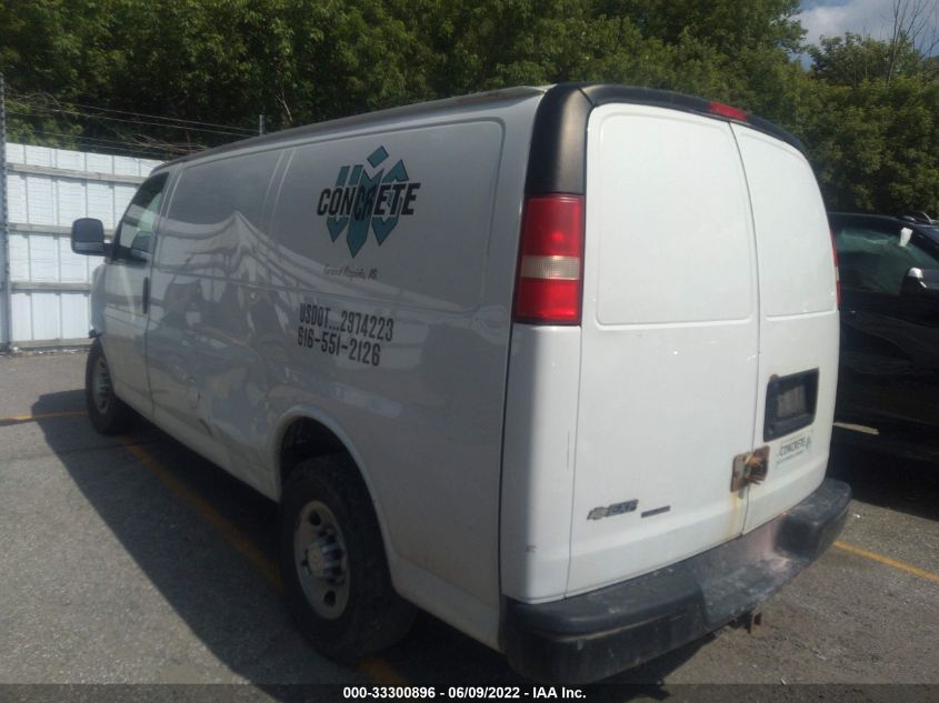 2013 CHEVROLET EXPRESS CARGO VAN 1GCZGTCG1D1109578
