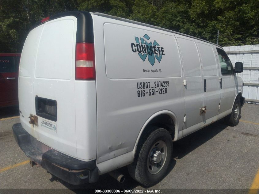 2013 CHEVROLET EXPRESS CARGO VAN 1GCZGTCG1D1109578
