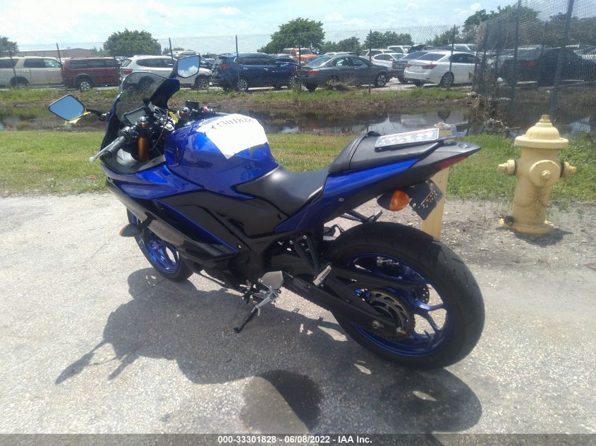 2019 YAMAHA YZFR3 MH3RH17Y3KK002920