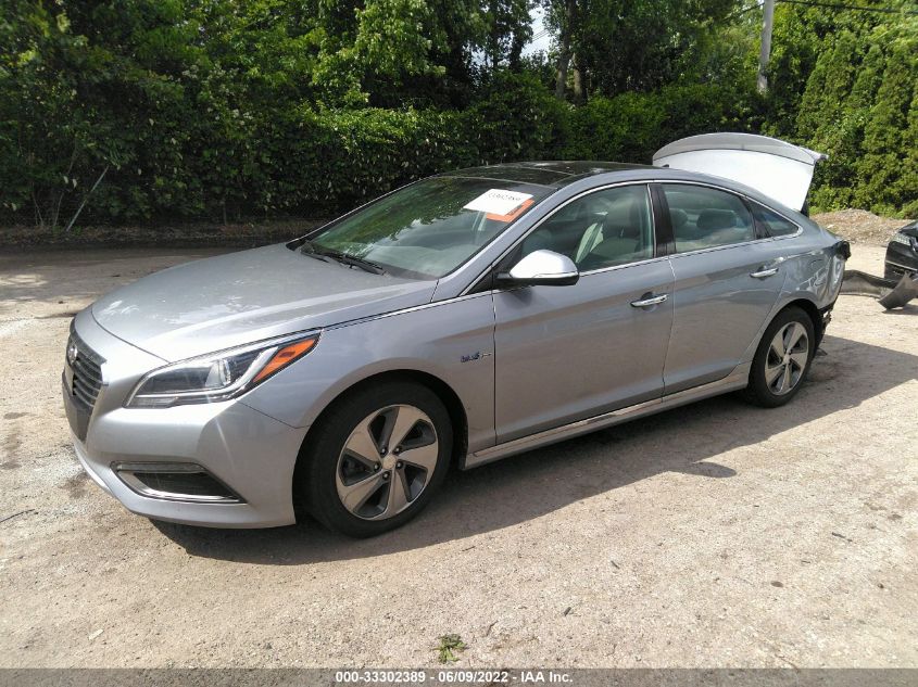 2016 HYUNDAI SONATA HYBRID LIMITED KMHE34L16GA017183