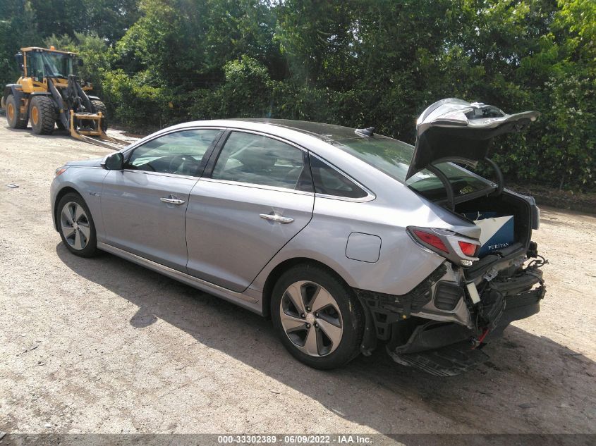 2016 HYUNDAI SONATA HYBRID LIMITED KMHE34L16GA017183
