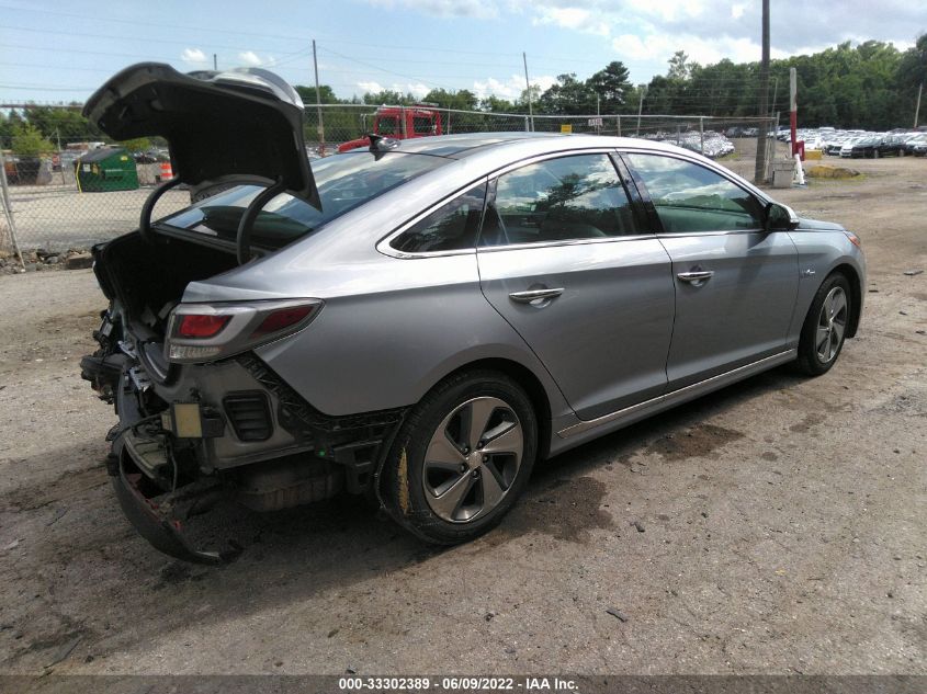 2016 HYUNDAI SONATA HYBRID LIMITED KMHE34L16GA017183