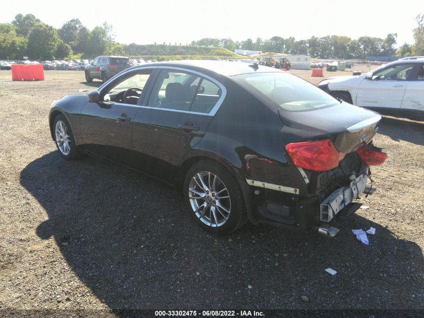 2013 INFINITI G37 SEDAN X JN1CV6AR4DM762280
