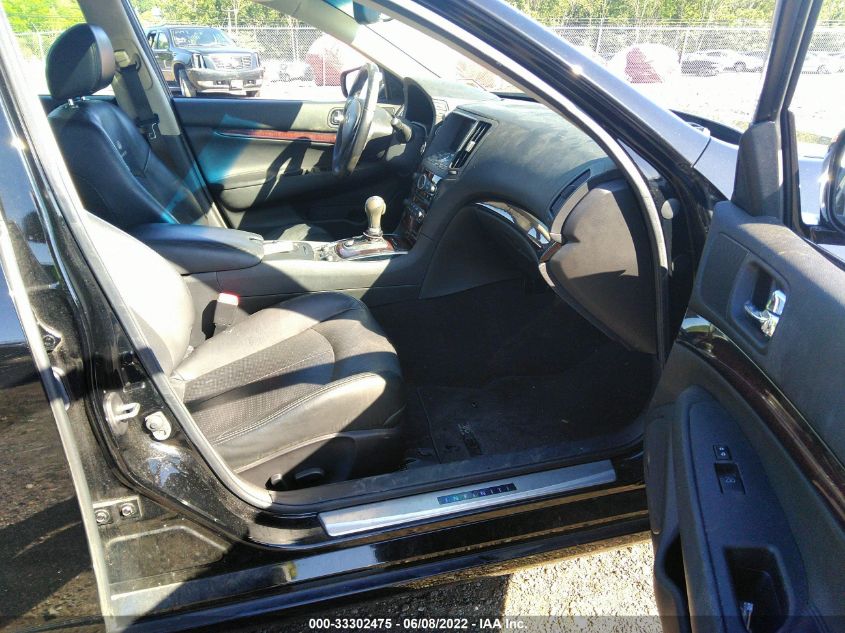 2013 INFINITI G37 SEDAN X JN1CV6AR4DM762280