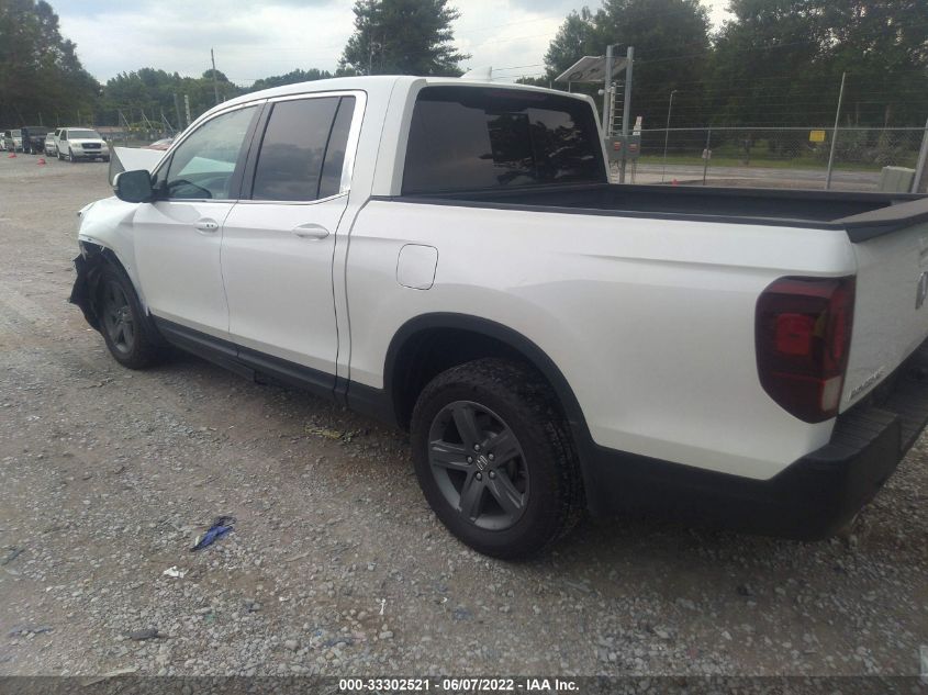 2021 HONDA RIDGELINE RTL 5FPYK3F55MB008885