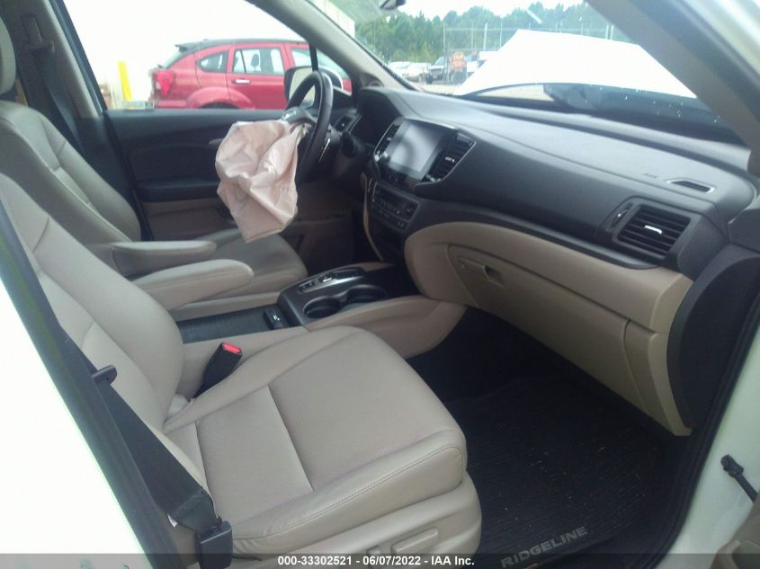 2021 HONDA RIDGELINE RTL 5FPYK3F55MB008885