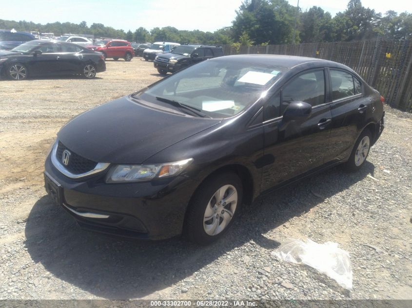 2013 HONDA CIVIC SDN LX 2HGFB2F54DH597689