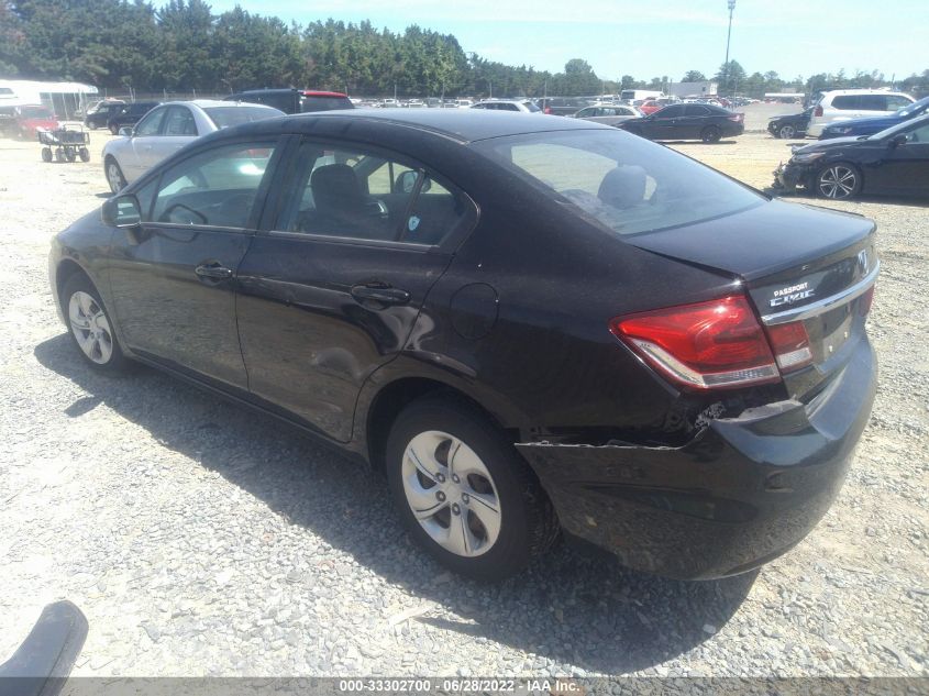 2013 HONDA CIVIC SDN LX 2HGFB2F54DH597689