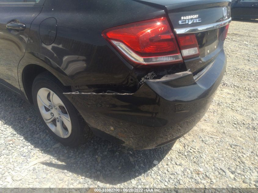 2013 HONDA CIVIC SDN LX 2HGFB2F54DH597689