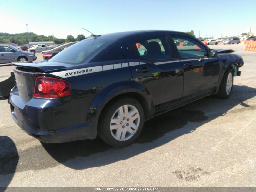2013 DODGE AVENGER SE 1C3CDZAB6DN540441