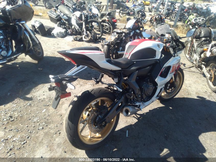 2022 YAMAHA YZFR7 JYARM38Y9NA001099