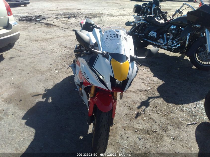 2022 YAMAHA YZFR7 JYARM38Y9NA001099