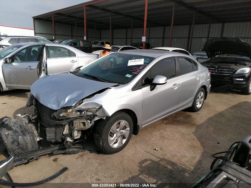 2013 HONDA CIVIC SDN LX 2HGFB2F56DH567416
