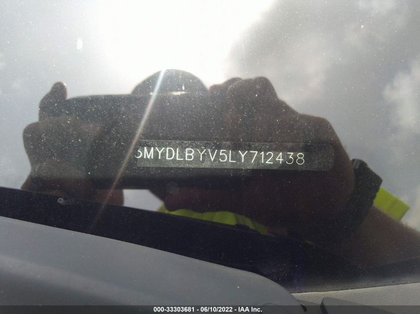 2020 TOYOTA YARIS SEDAN L/LE/XLE 3MYDLBYV5LY712438