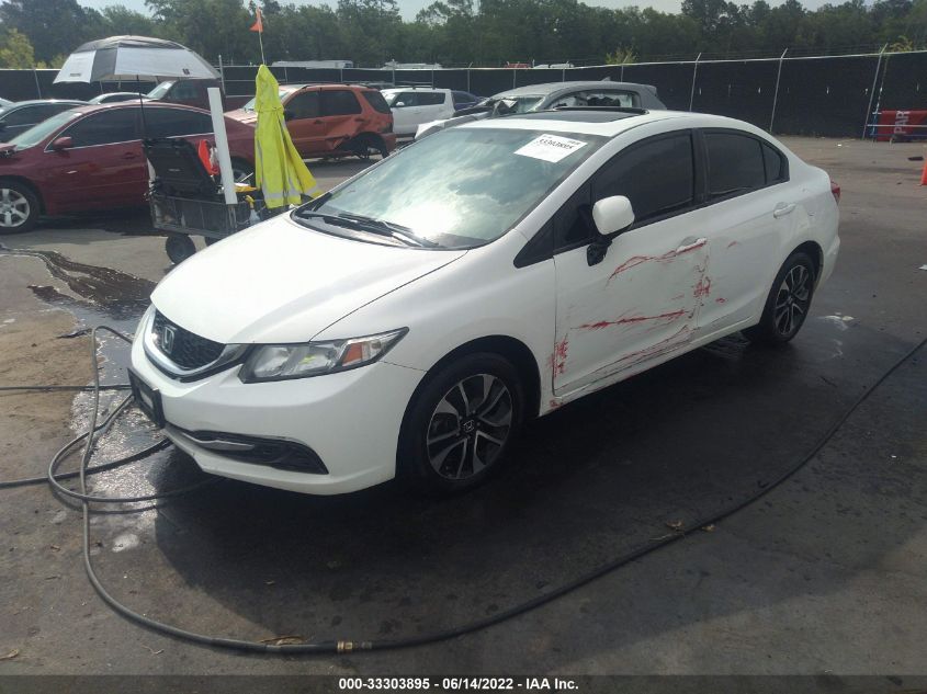 2013 HONDA CIVIC SDN EX 19XFB2F85DE027107