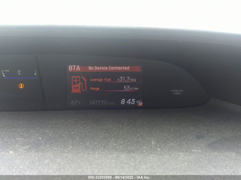 2013 HONDA CIVIC SDN EX 19XFB2F85DE027107