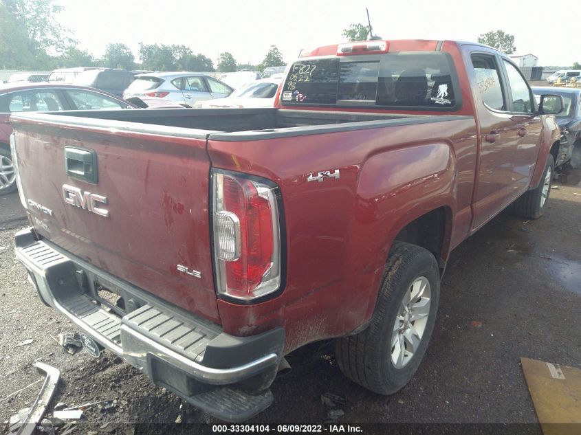 2016 GMC CANYON 4WD SLE 1GTG6CE36G1146280