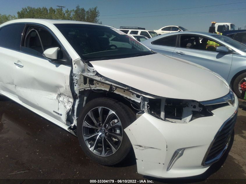 2016 TOYOTA AVALON HYBRID XLE PREMIUM/LIMITED 4T1BD1EB4GU054879