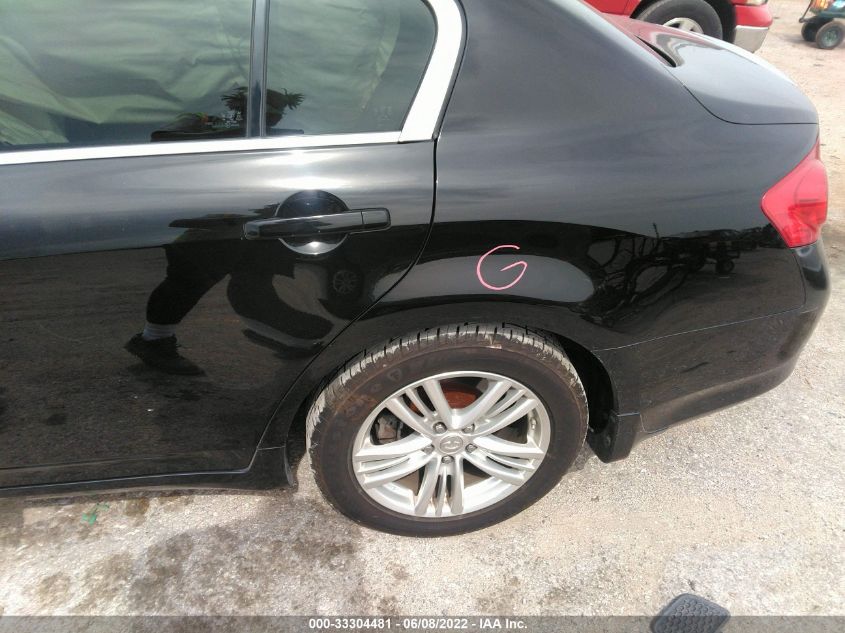 2013 INFINITI G37 SEDAN JOURNEY JN1CV6AP7DM726520