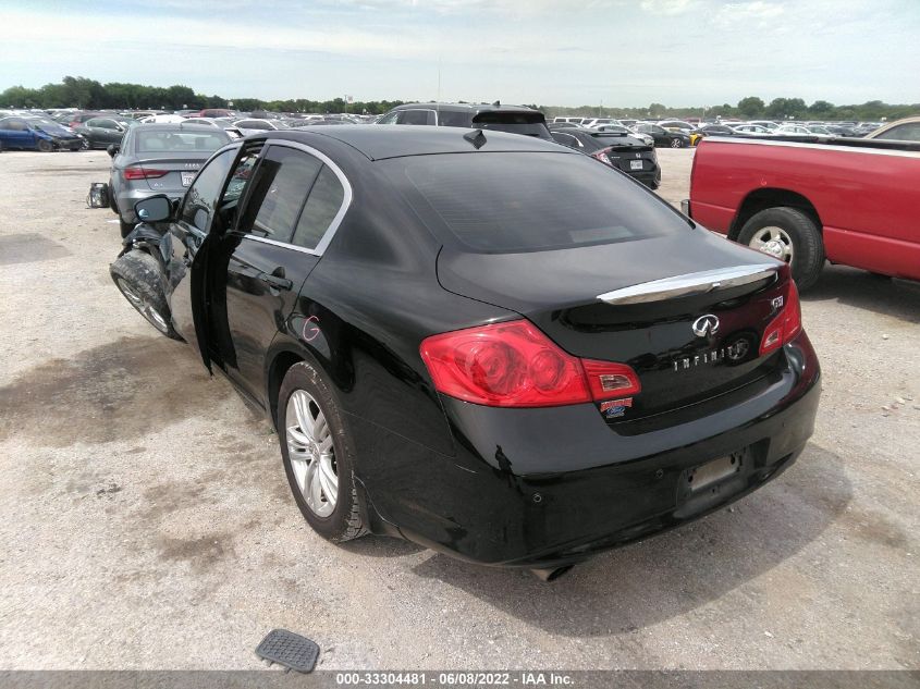 2013 INFINITI G37 SEDAN JOURNEY JN1CV6AP7DM726520