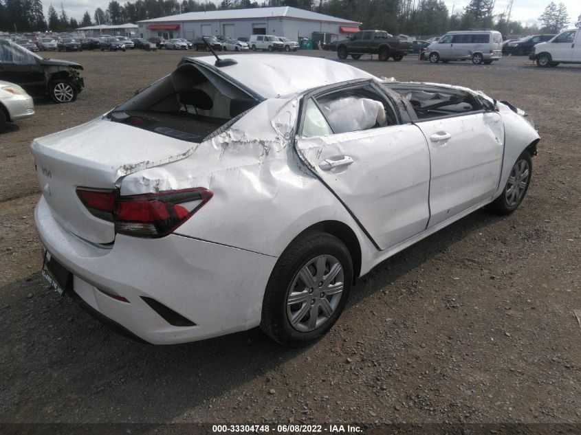 2022 KIA RIO S 3KPA24AD7NE462805