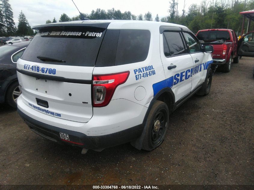 2014 FORD UTILITY POLICE 1FM5K8AR6EGB02652