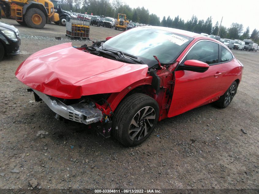 2018 HONDA CIVIC COUPE LX-P 2HGFC4B00JH302747