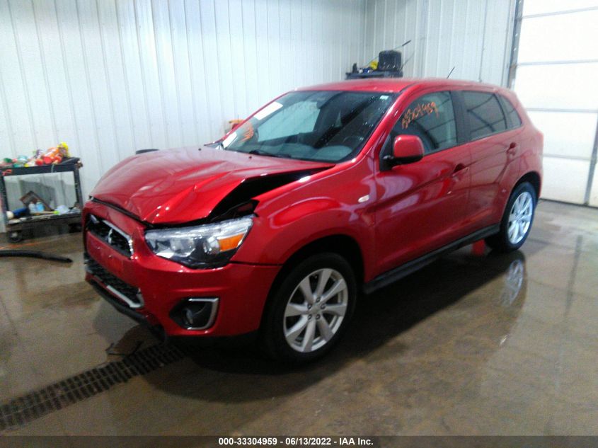 2013 MITSUBISHI OUTLANDER SPORT ES 4A4AR3AU1DE016092