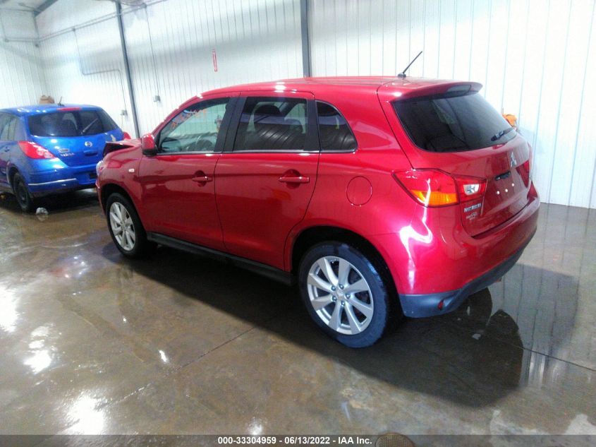 2013 MITSUBISHI OUTLANDER SPORT ES 4A4AR3AU1DE016092